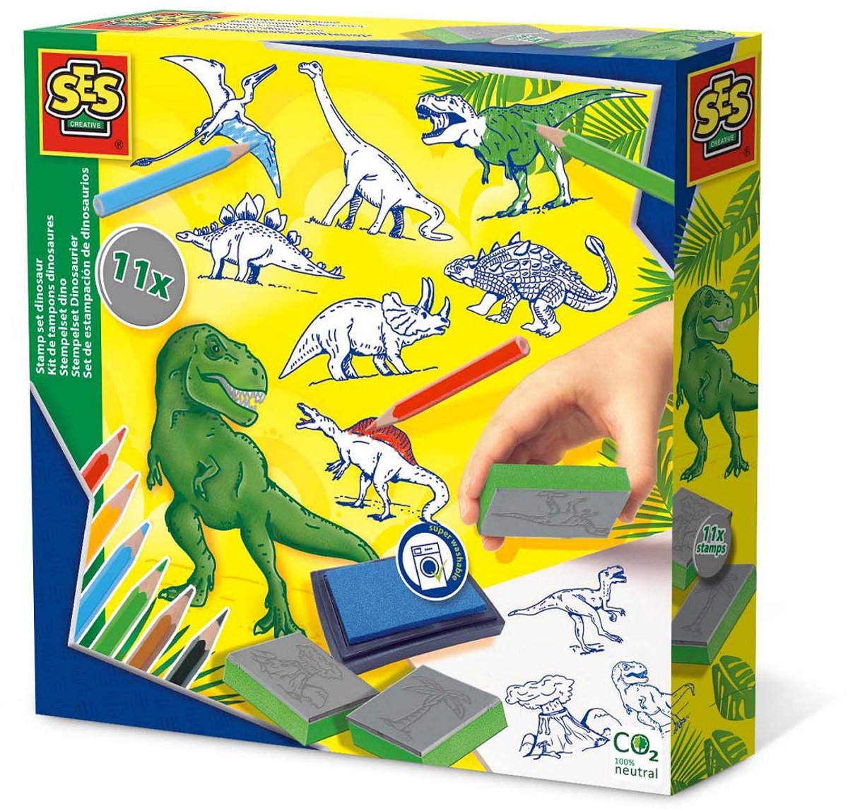 Ses creative ses stempelsæt dino
