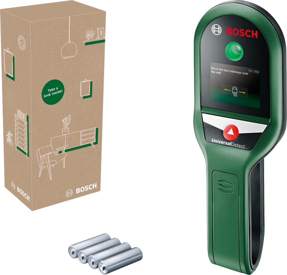 Bosch universaldetect - rørdetektor - inklusive batterier