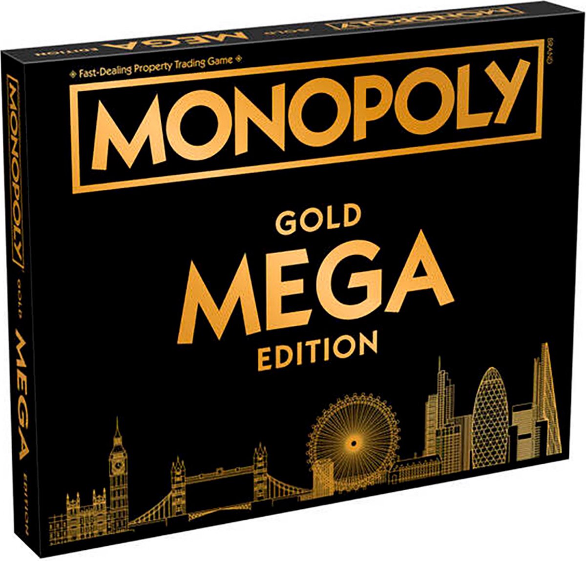 Monopolvindende træk - brætspil - megaguld - engelsk