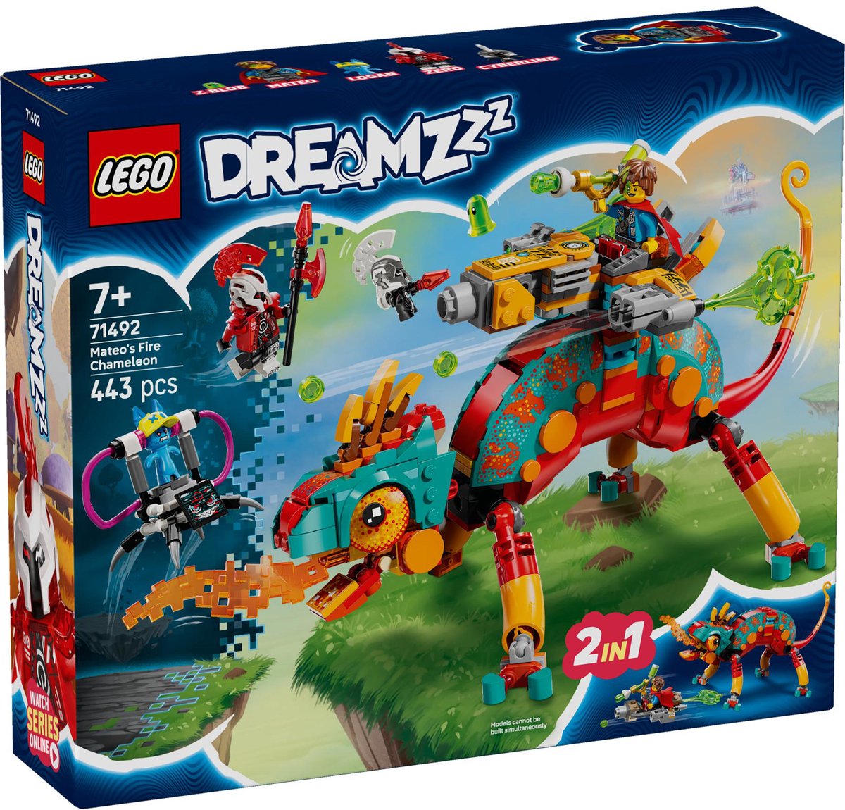 Lego dreamzzz mateo's brand kamæleon legetøj - 71492