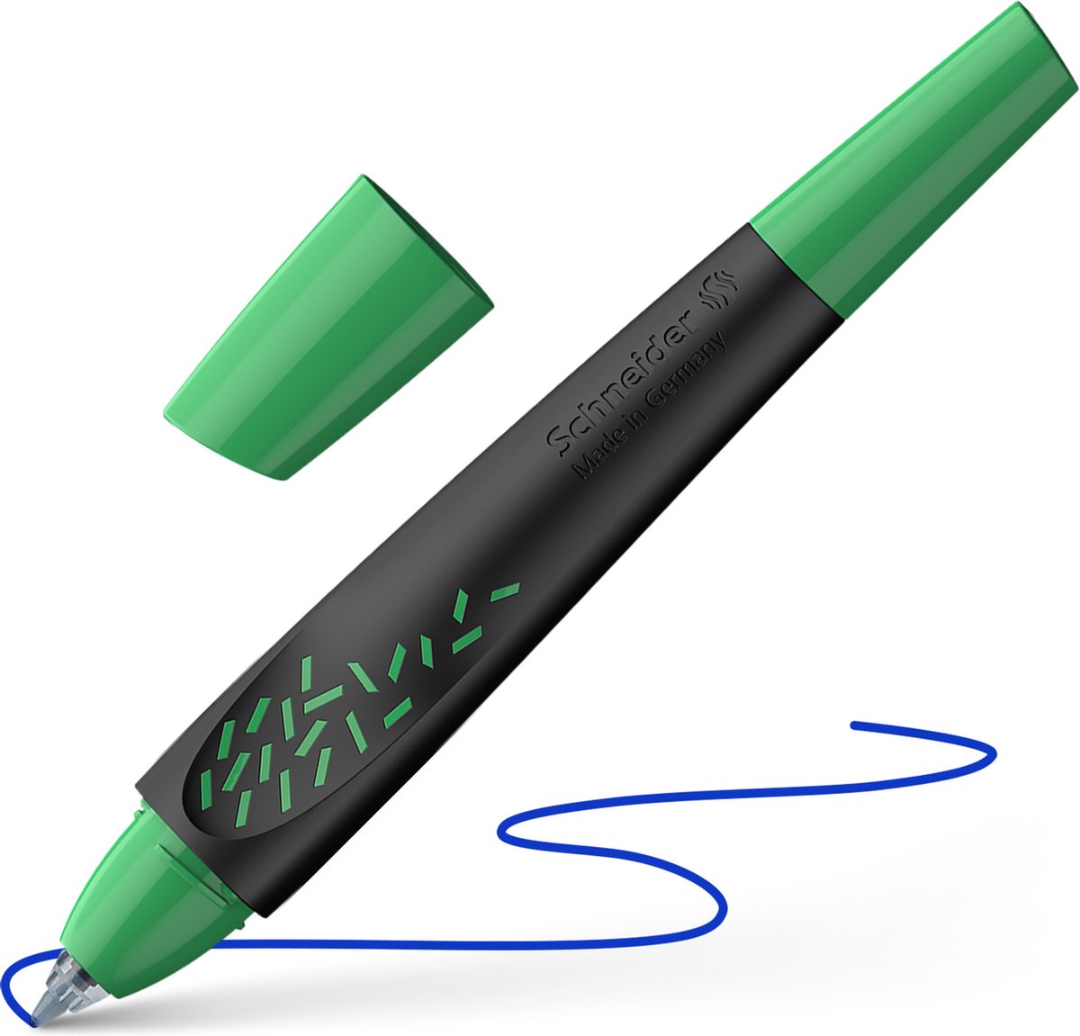 Schneider brevpapir separator rollerball - breeze - nib m - sort grøn - s-188804
