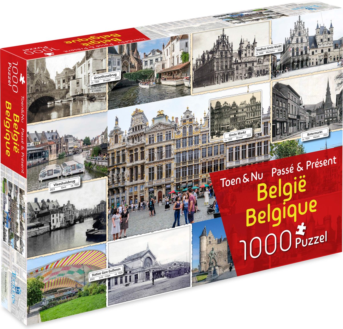 Tucker's fun factory toen nu puzzel - belgië (door fotograaf robert mulder) - 1000 stukjes - legpuzzels