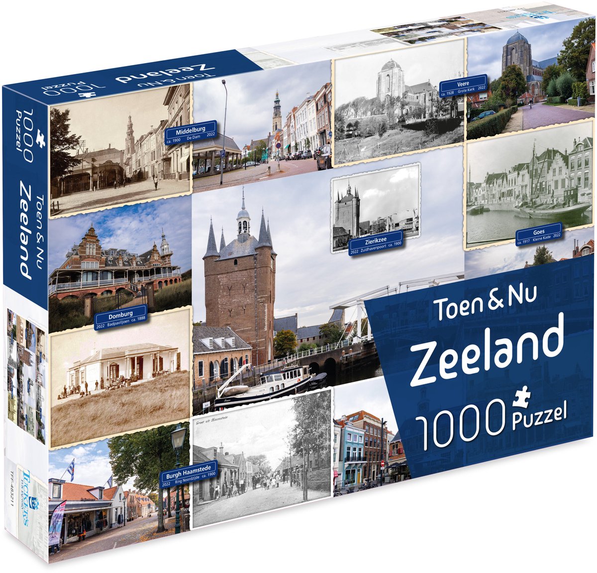 Tucker's fun factory toen nu puzzel - zeeland (door fotograaf robert mulder) - 1000 stukjes - legpuzzels