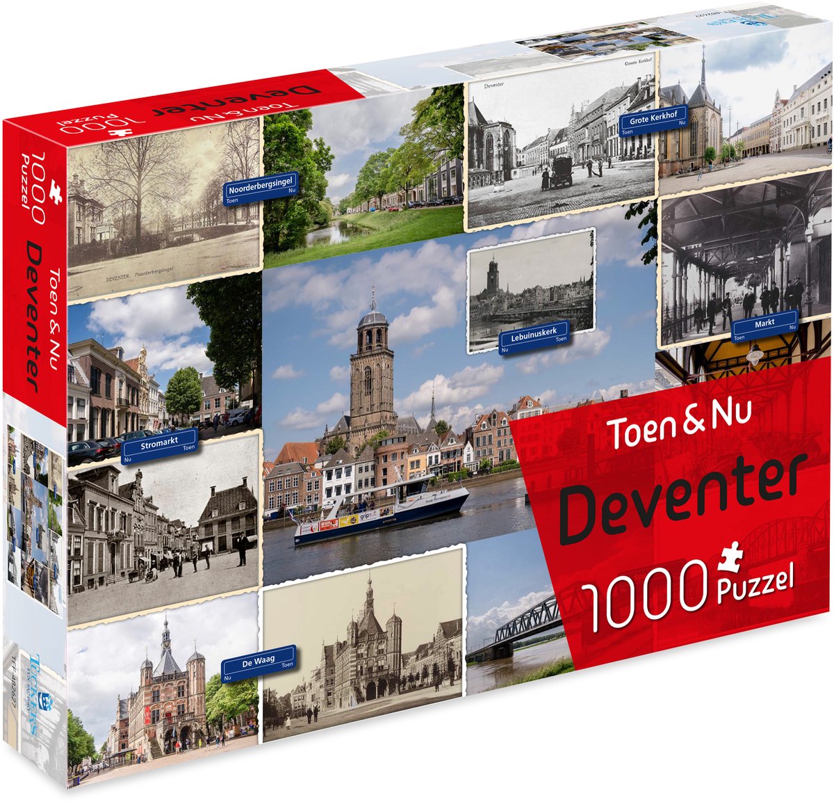 Tucker's fun factory toen nu puzzel - deventer (door fotograaf robert mulder) - 1000 stukjes - legpuzzels
