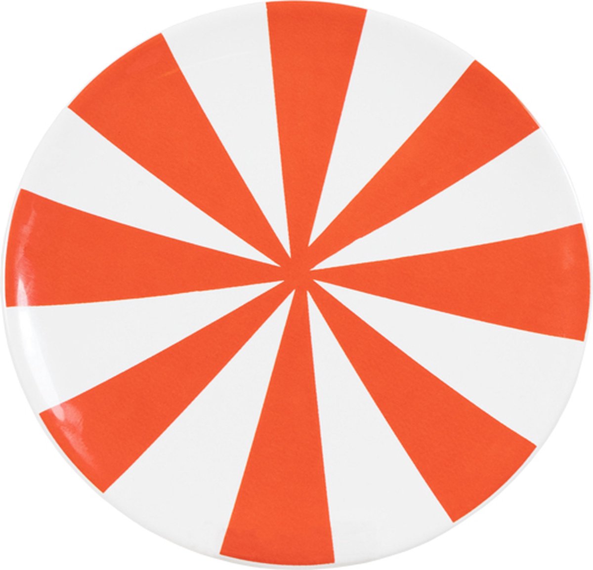 Blond amsterdam , specials, kerst:bord 18cm, red stripe