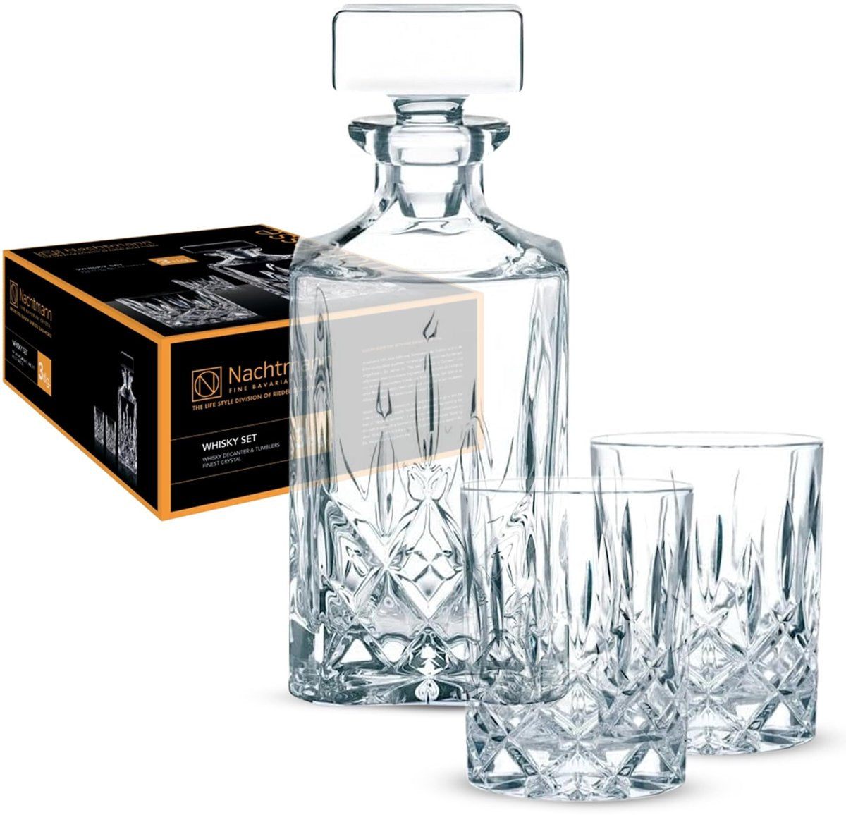 Nachtmann - whiskysæt 'noblesse' - 3 stk