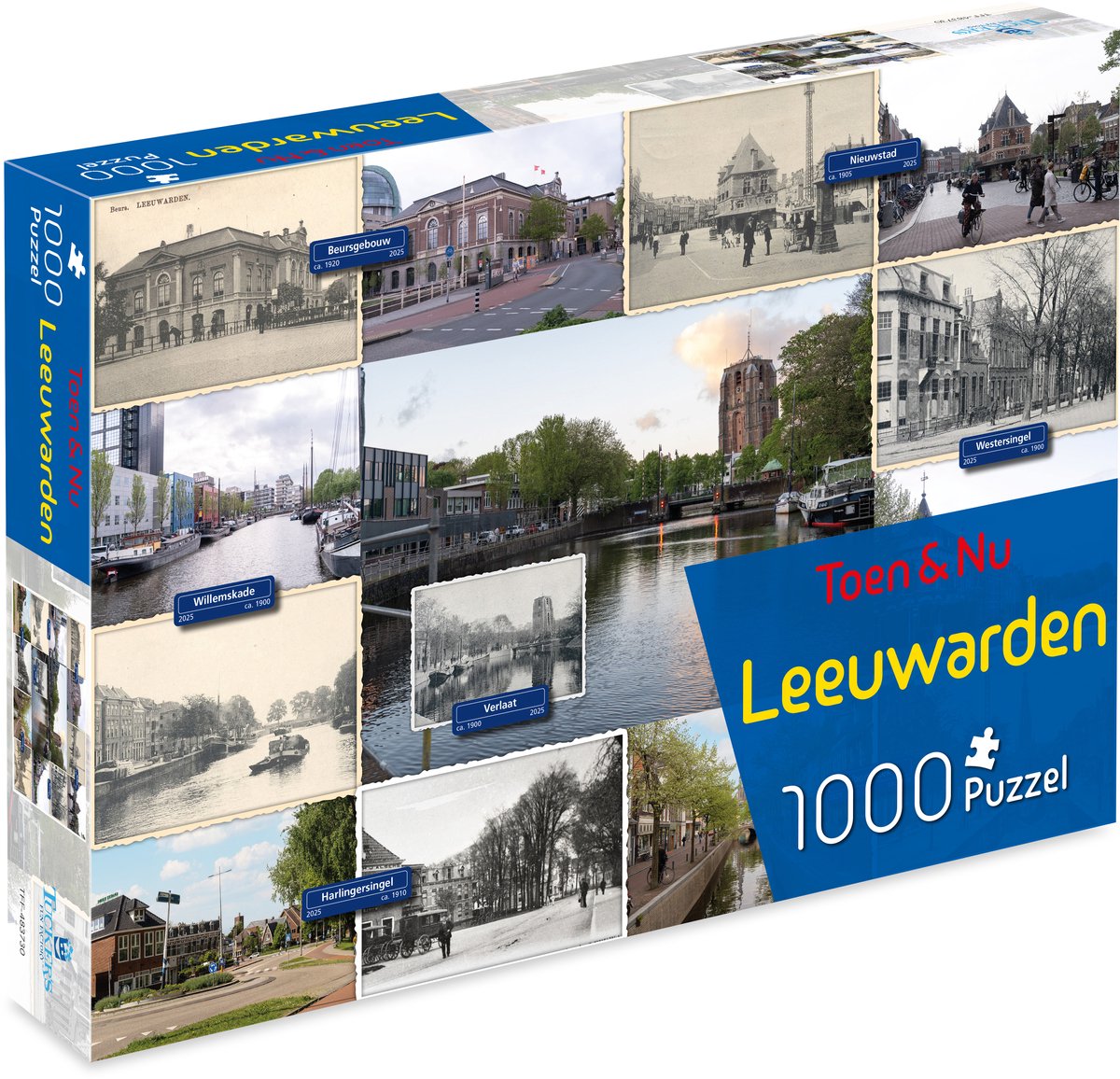 Tucker's fun factory toen nu puzzel - leeuwarden (door fotograaf robert mulder) - 1000 stukjes - legpuzzels