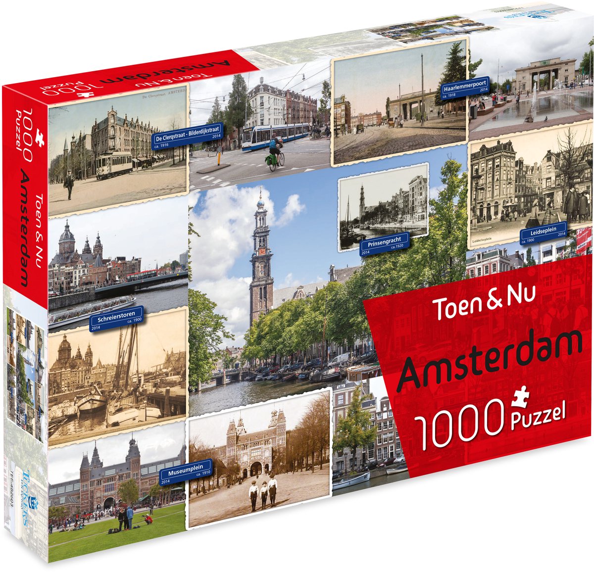 Tucker's fun factory toen nu puzzel - amsterdam (door fotograaf robert mulder) - 1000 stukjes - legpuzzels