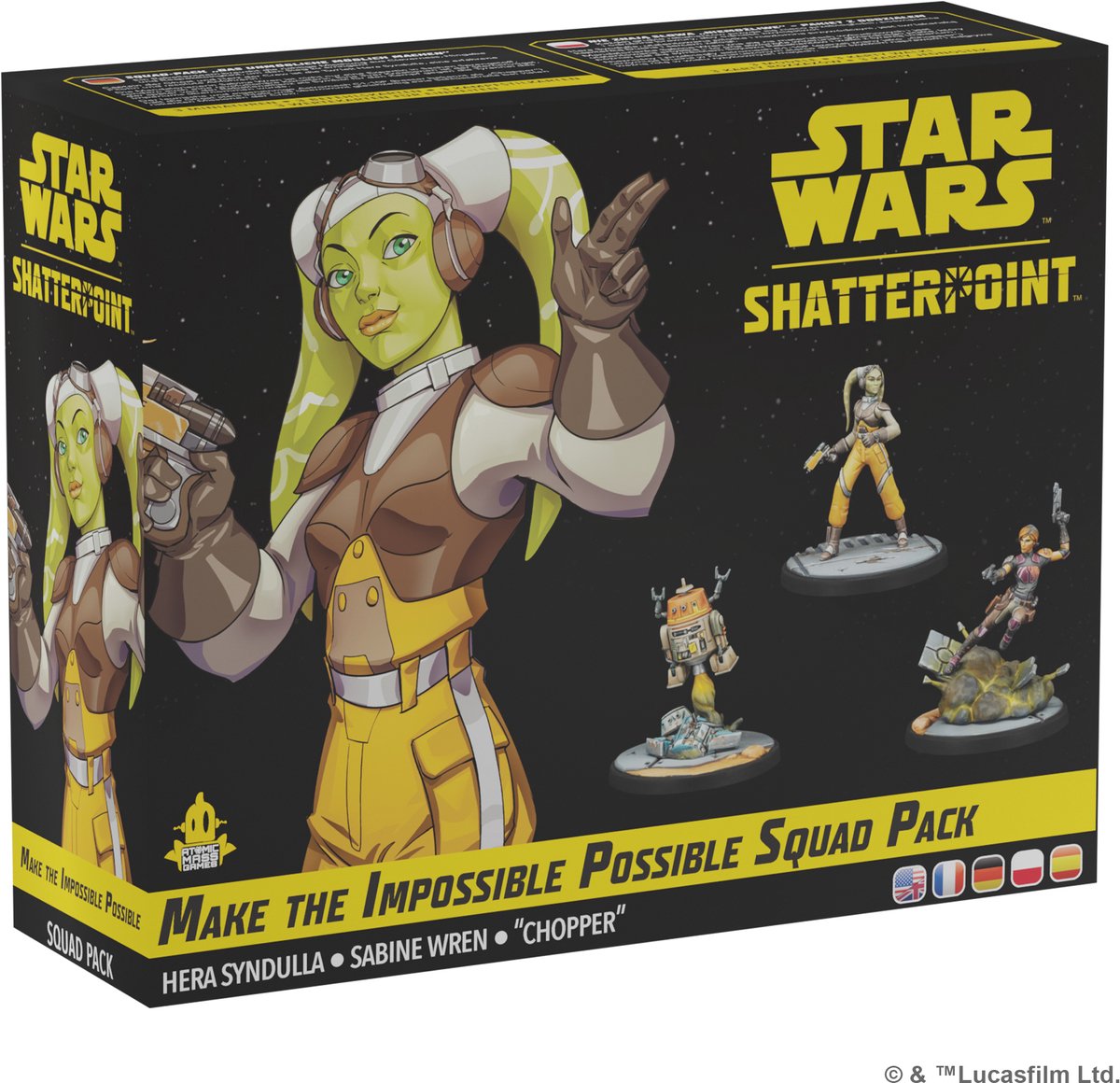 Atomic masse-spil star wars shatterpoint umulig mulig squad pack - en fr de pl es