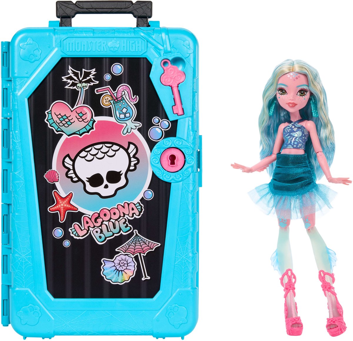 Monster high skulltimate hemmeligheder - lagune blå oase - mode dukke