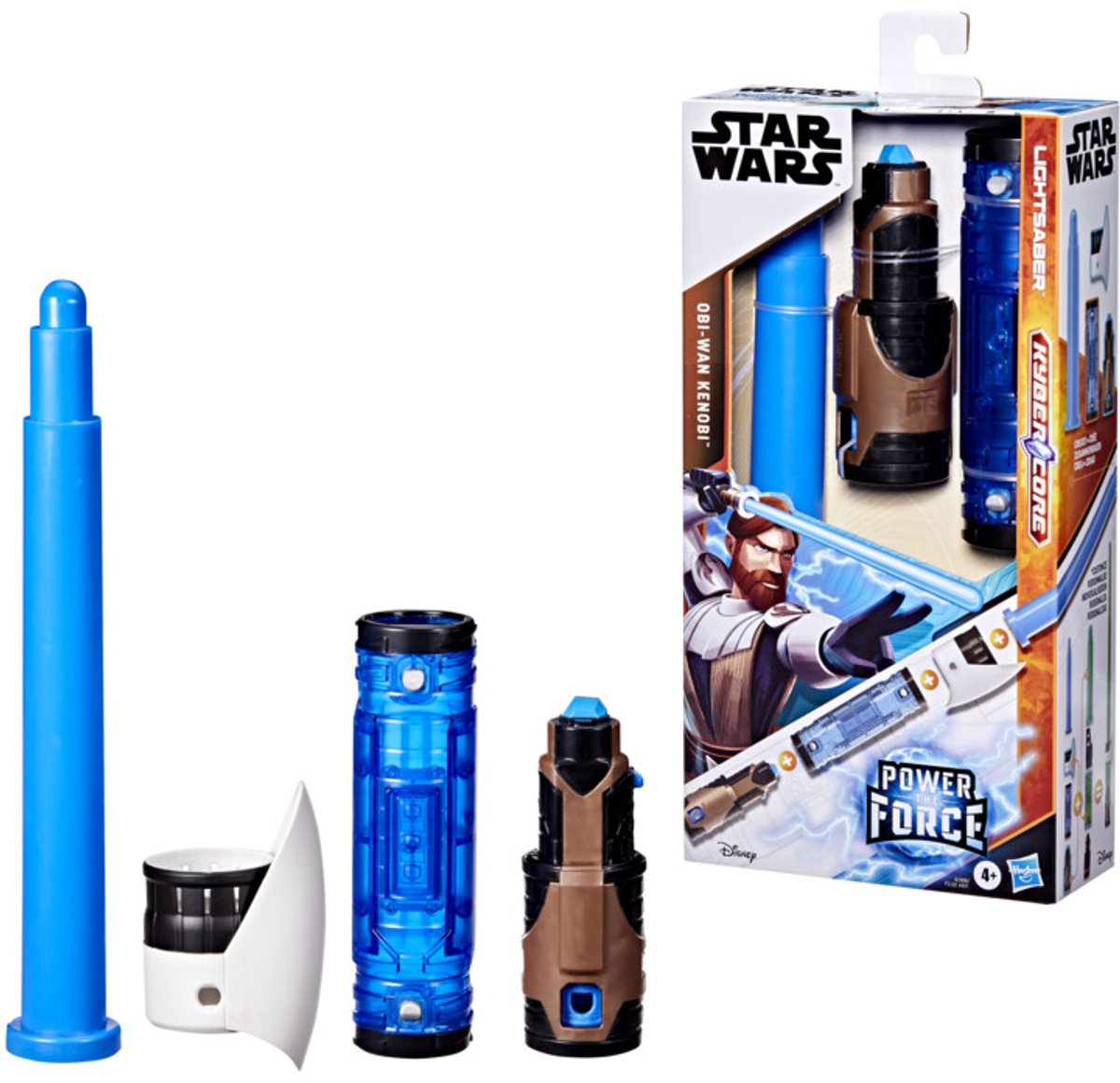Star Wars lyssværd smedning kyber core obi-wan kenobi, blåt tilpasseligt lyssværd
