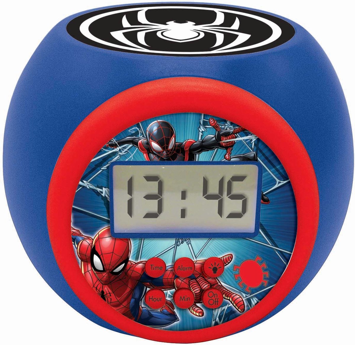 Lexibook spider man projektor vækkeur med timer