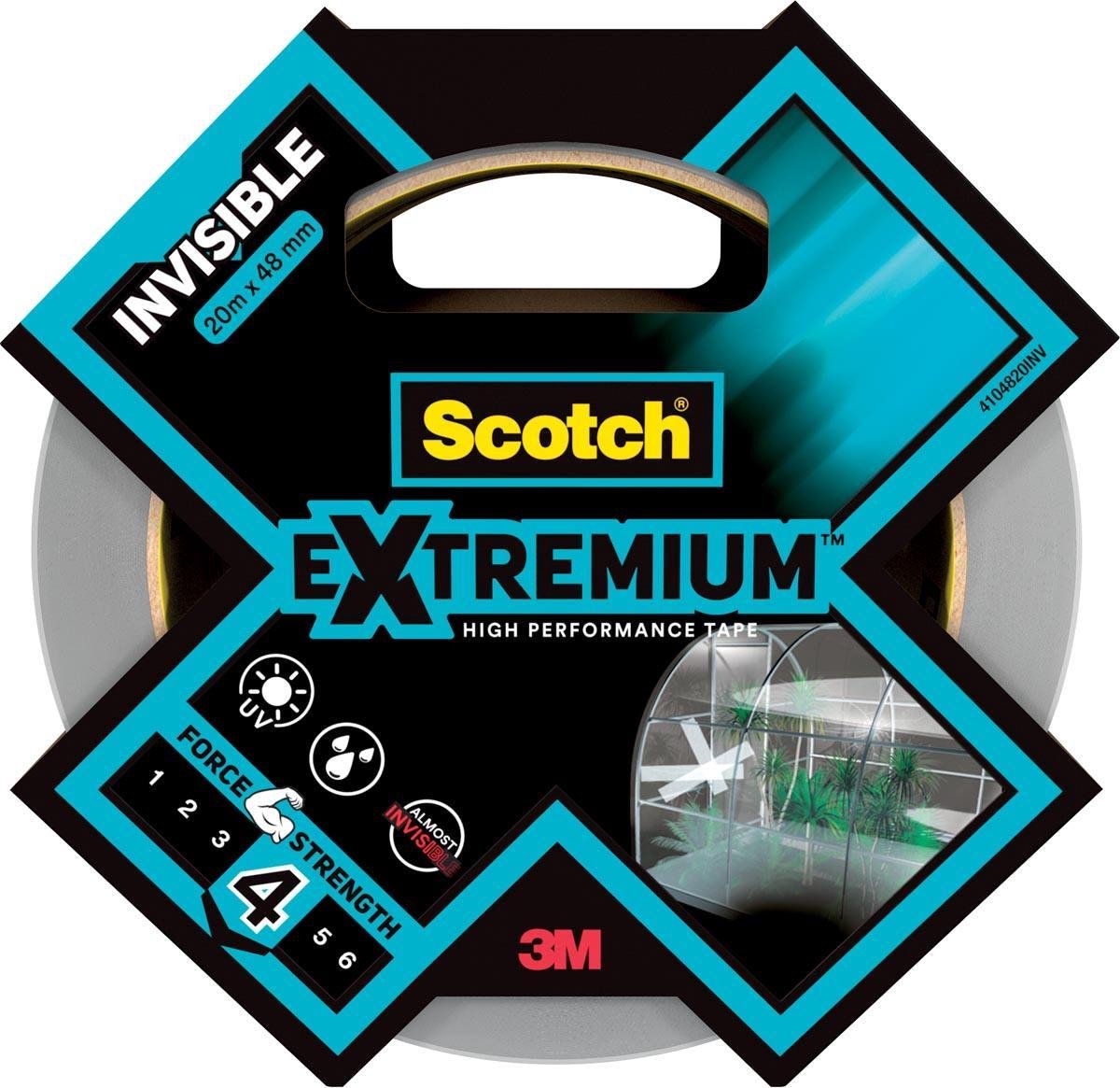 Scotch selvklæbende tape ekstremium usynlig 48mmx20m