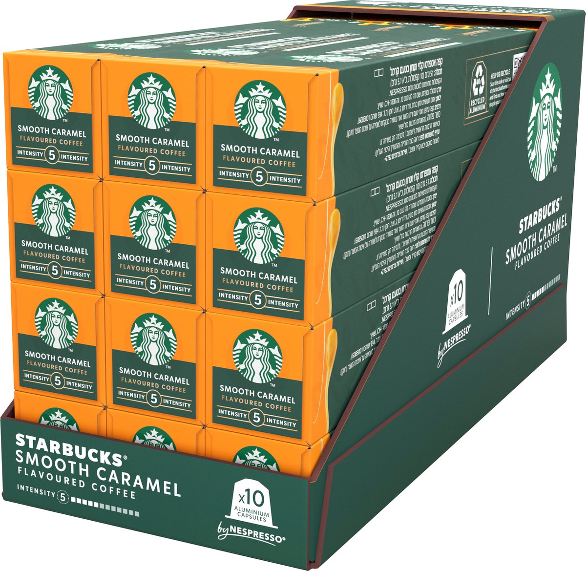 Starbucks by Nespresso kapsler glat karamel - 10 kaffekopper x 12 æsker
