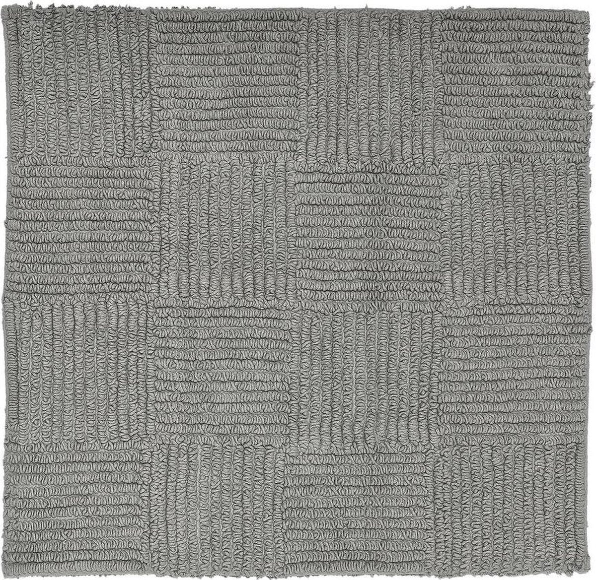 Sealskin - reverse badmat 60x60 cm - katoen - grijs