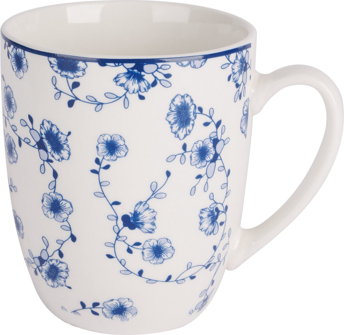 Hyggelig trendy flor azul kop - 37c l- sæt-4