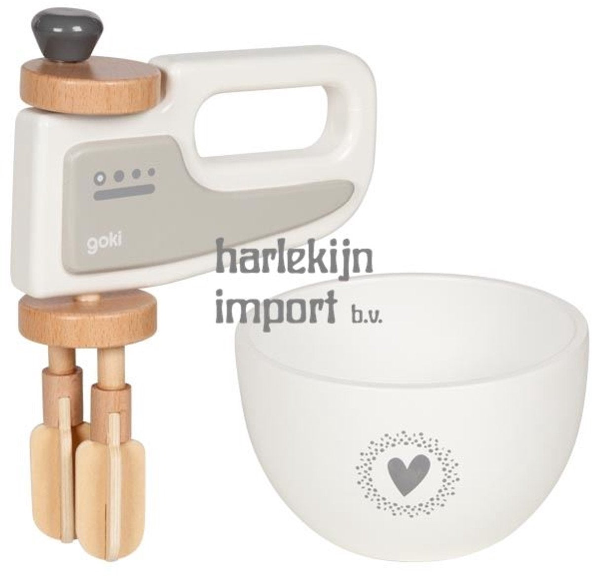 Goki træberner med skål, 2LDG.
