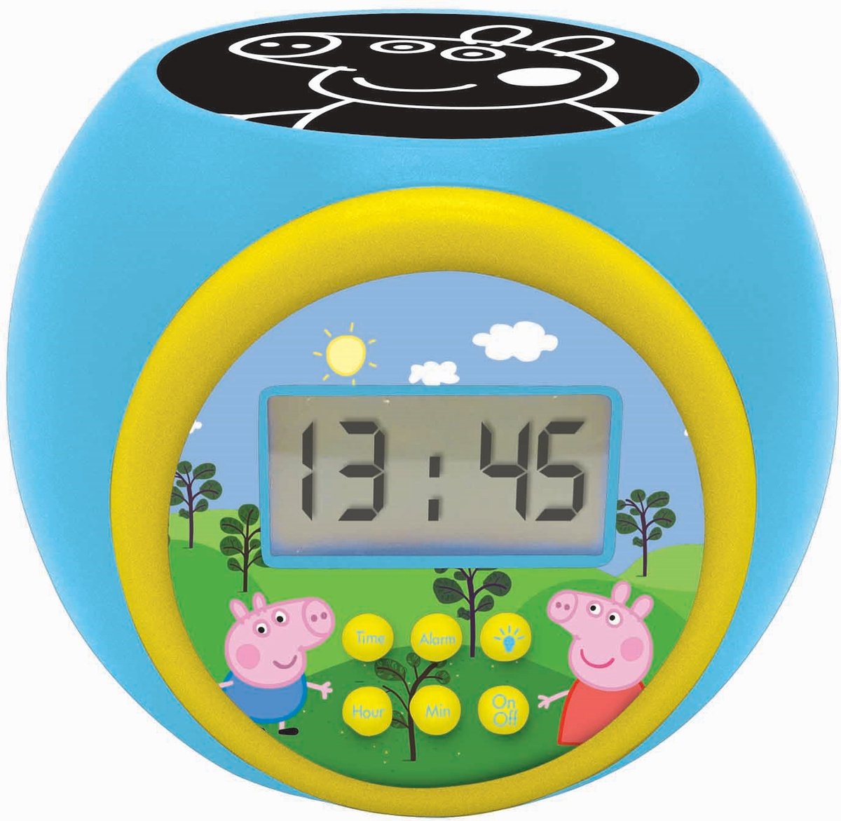 Lexibook peppa pig projektor vækkeur med timer