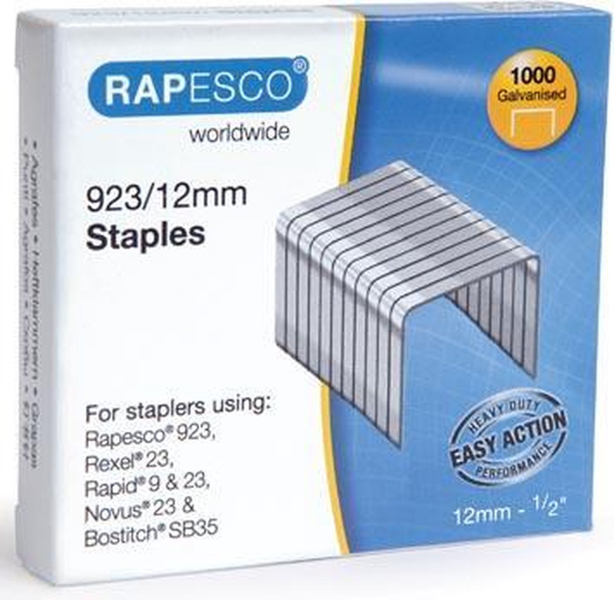 Rapesco hæfteklammer 923 12 1000x
