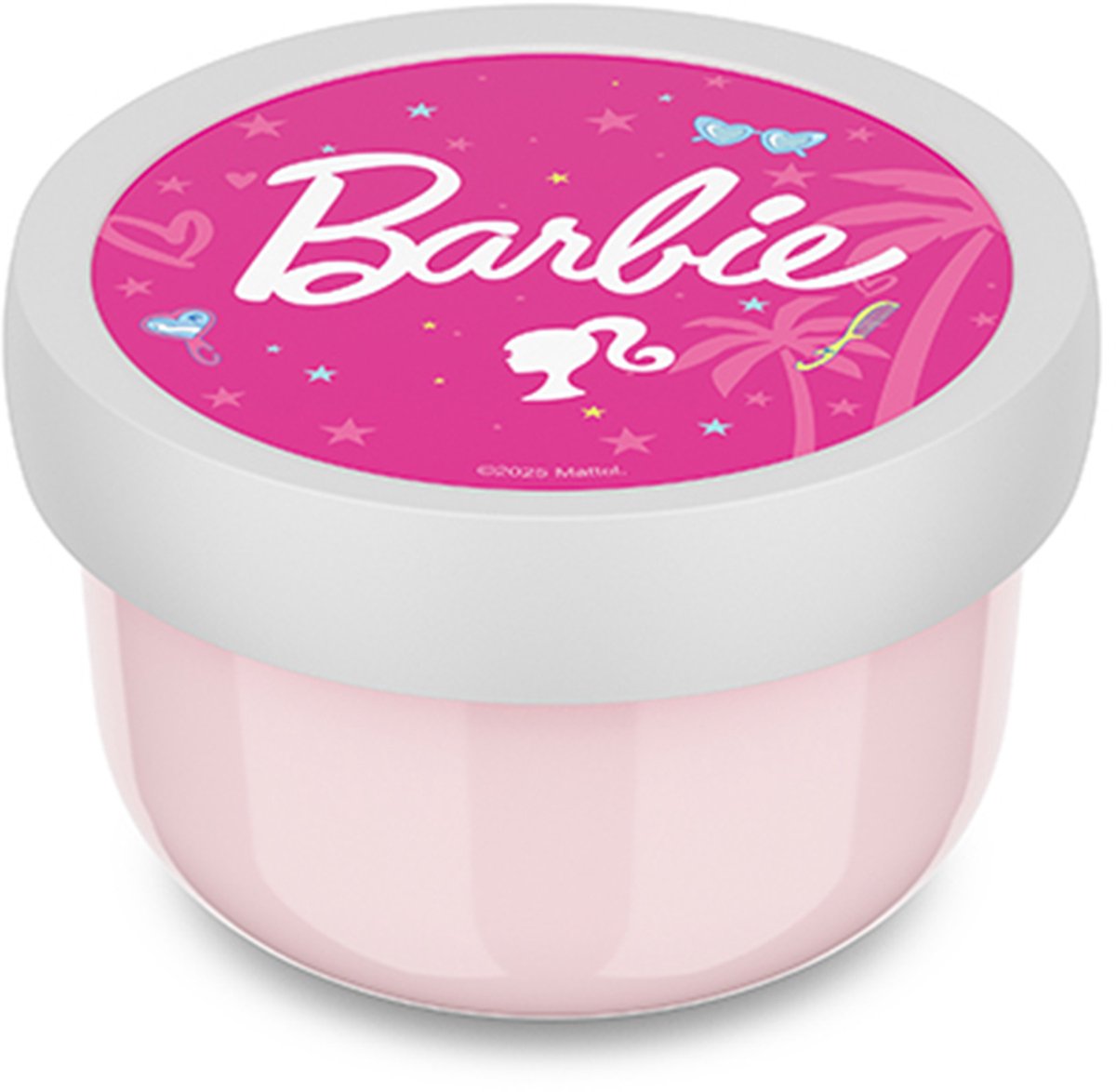 Mepal fruitbox campus - 300 ml - inclusief fruitvorkje - sluit goed af - snackdoosje - barbie