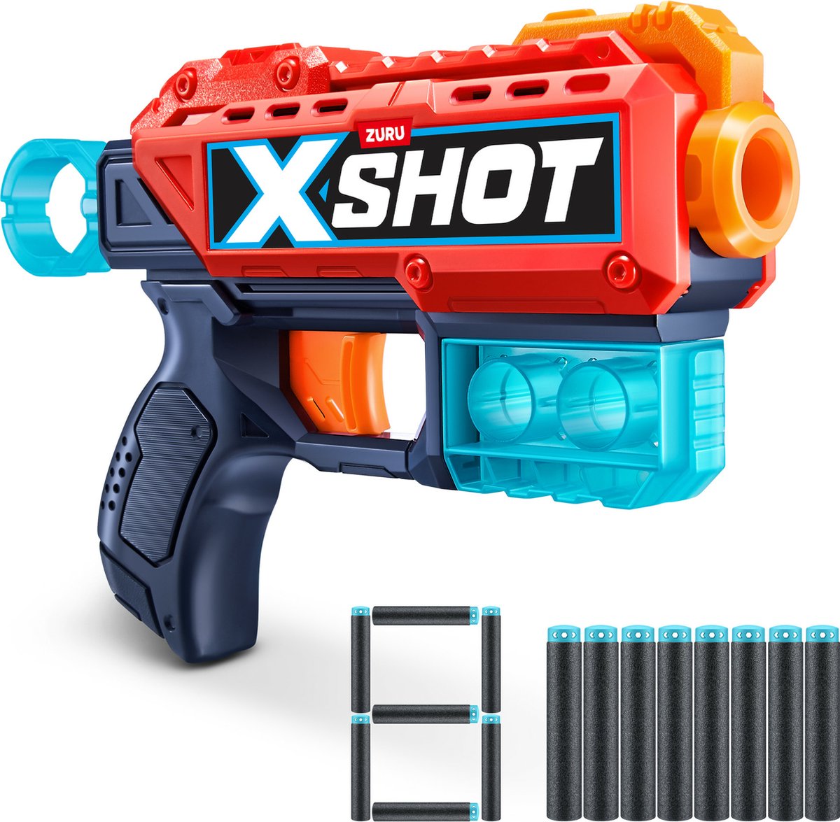 Zuru X-Shot-tilbageslag med 8 dart