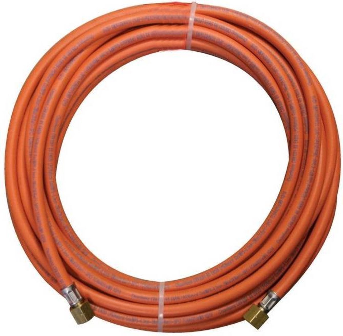 Kemper gasslange - 5 meter - gummi - inkl. 3 8 koblinger