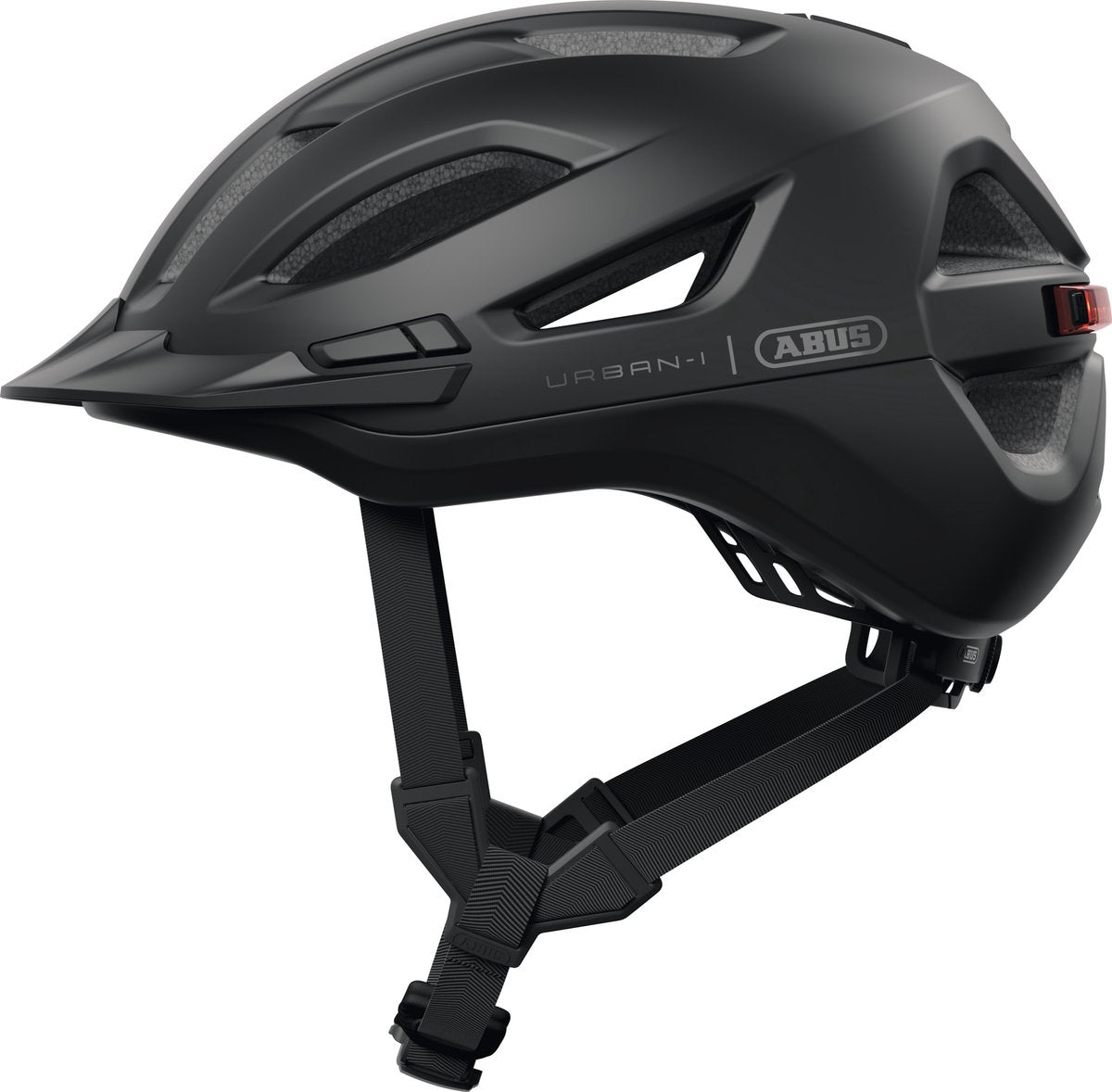 Abus cykelhjelm urban-i 4.0 ace velvet sort m - 54-58 cm - sort - velegnet til brug på elcykler - bycykler - 280 g