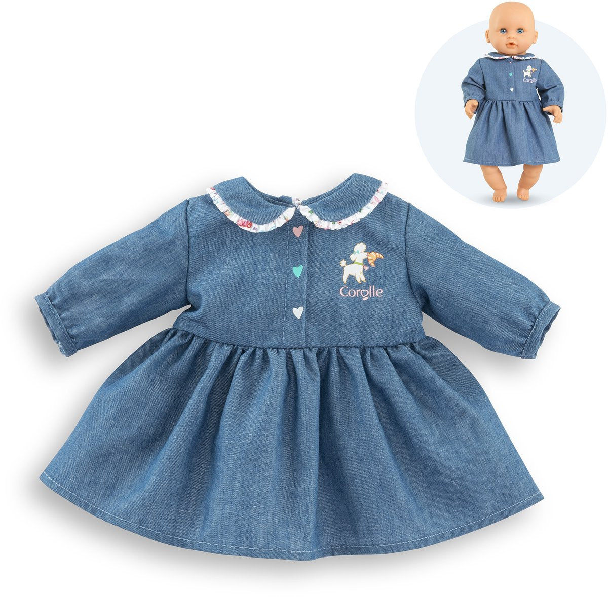 Corolle kjole til babydukke, 30 cm