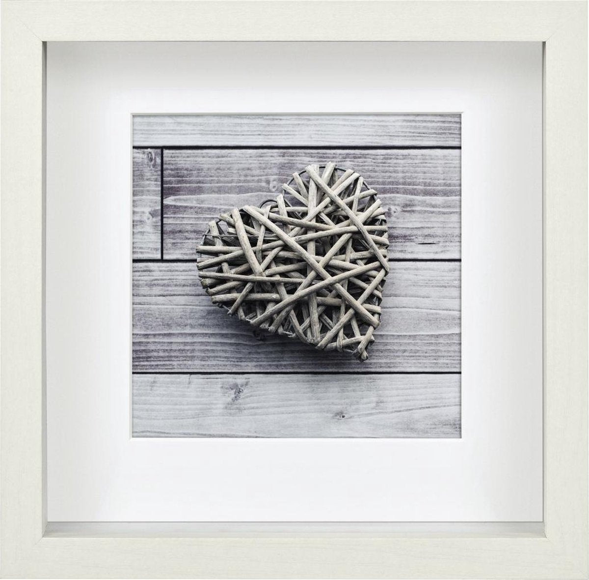 Hama fotoramme - scala - 23 x 23 cm - hvid