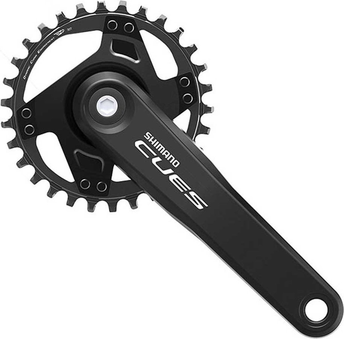 Shimano cues u4000-1 kranksæt sølv 170 mm 40t