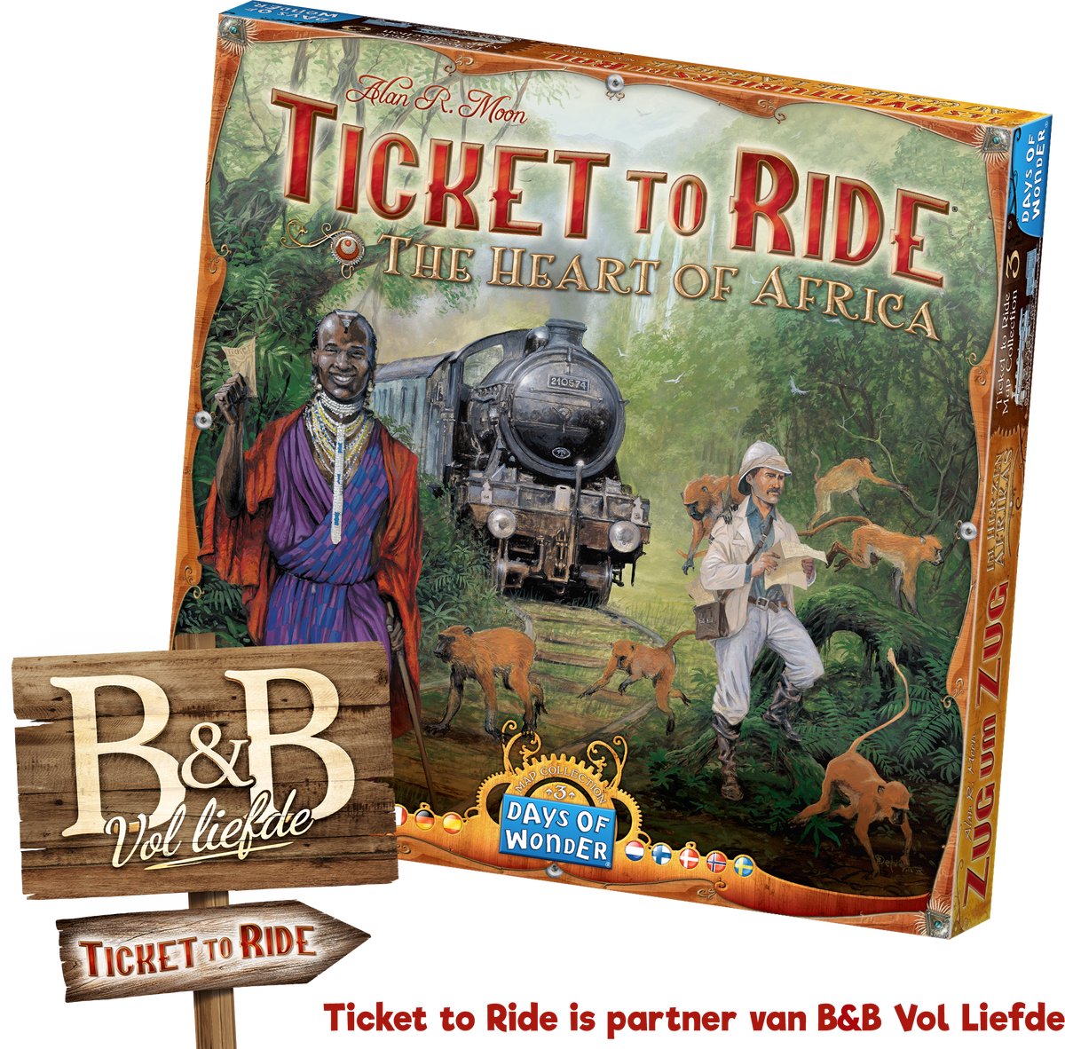 Asmodee Ticket to Ride Africa Board Game