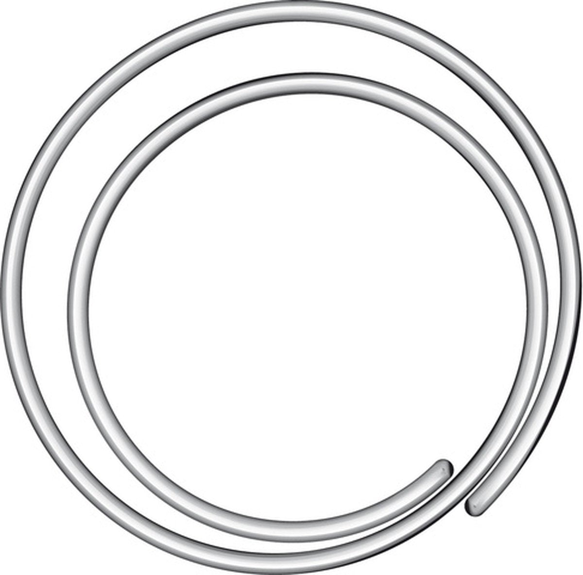 Alko papirclips - cirkulær - 20 mm - spiralform - æske med 50 stk.