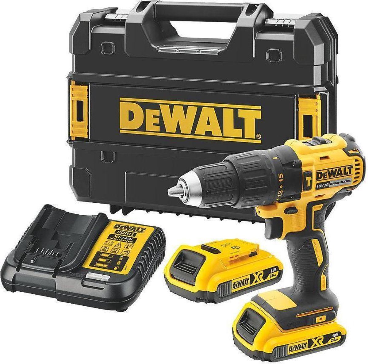 Dewalt dcd778d2t akku slagboremaskine 18v xr 2.0ah i tstak