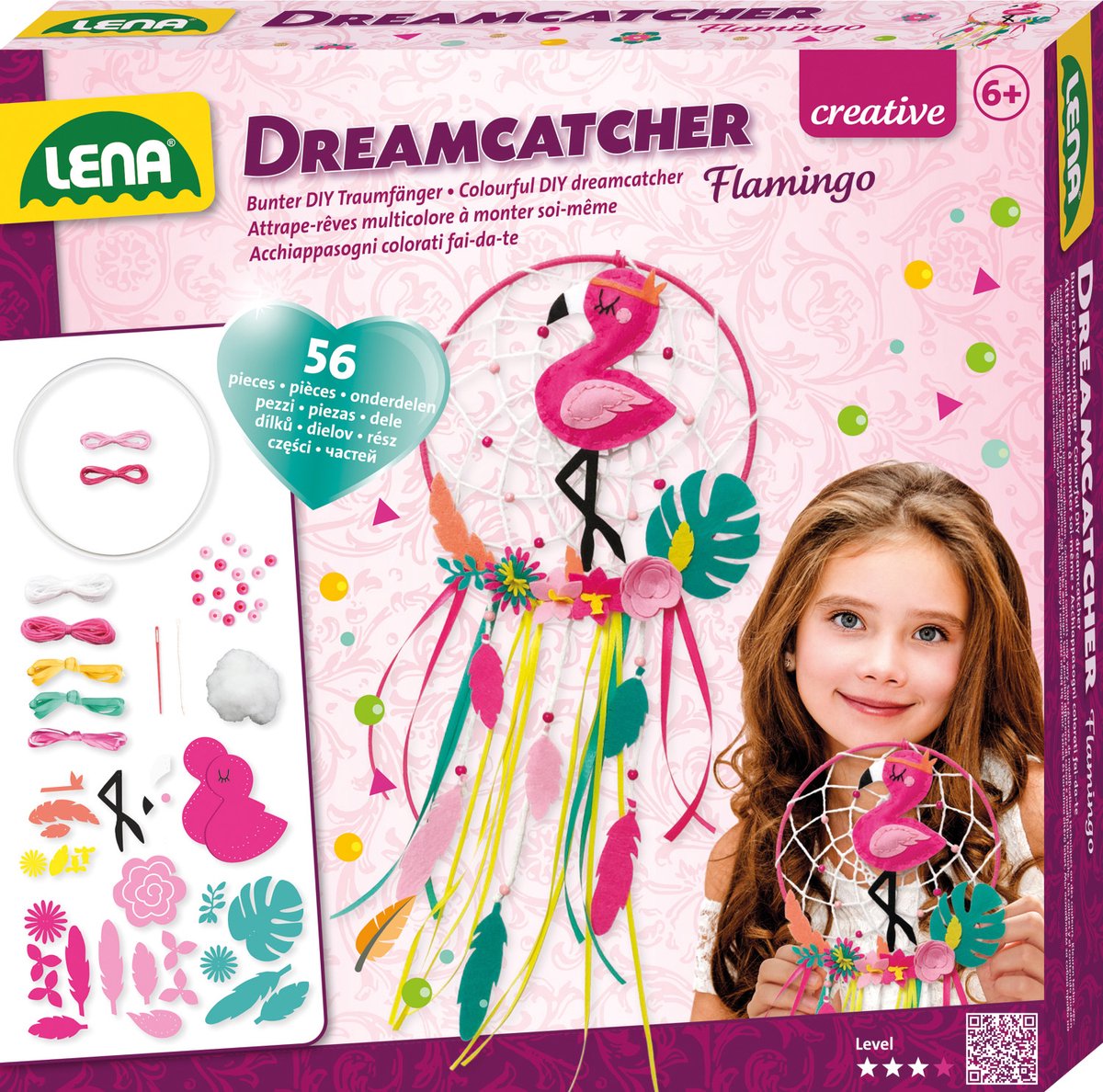 Lena drømmefanger flamingo