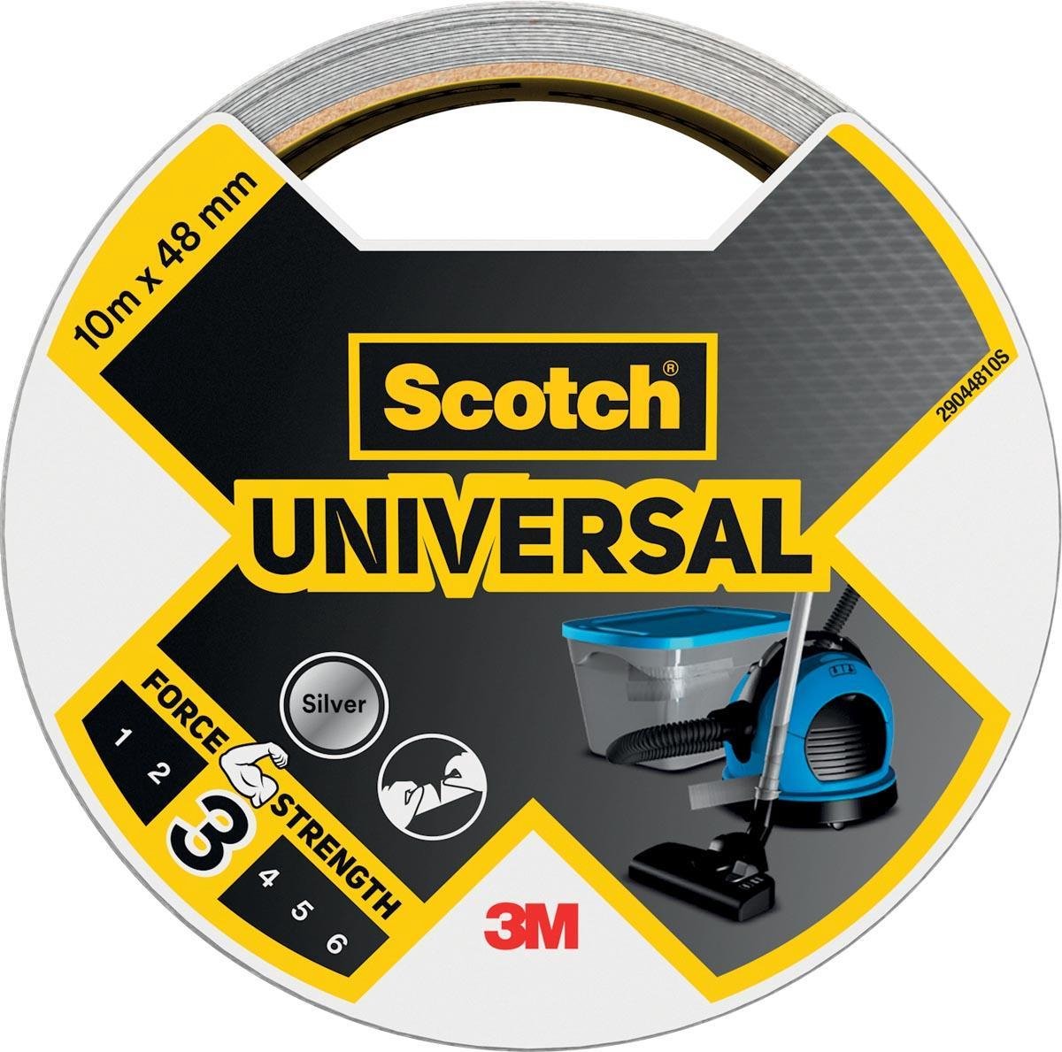 Scotch gaffatape universal | fod 48mm x 10m | sølv