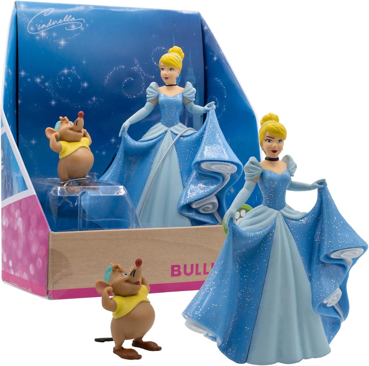 Bullyland 13438 – Disney Askepot Guusje legetøjsfigurer – naturtro og detaljeret design – ideel som kagefigur, samlerobjekt eller festgave til børn fra 3 år og ældre