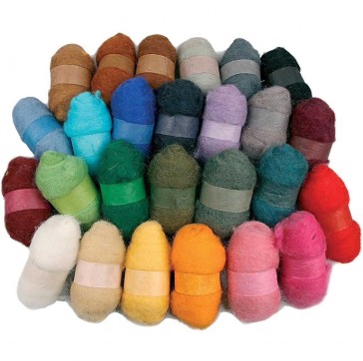 Creativ firmakardet uld 26x25 gr flerfarvet