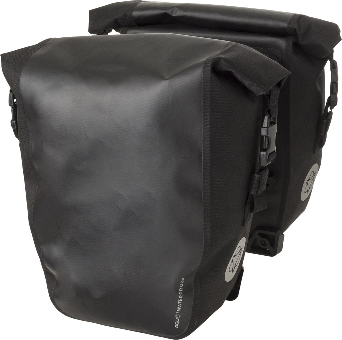 Agu clean dubbele fietstas shelter click'ngo medium mik black