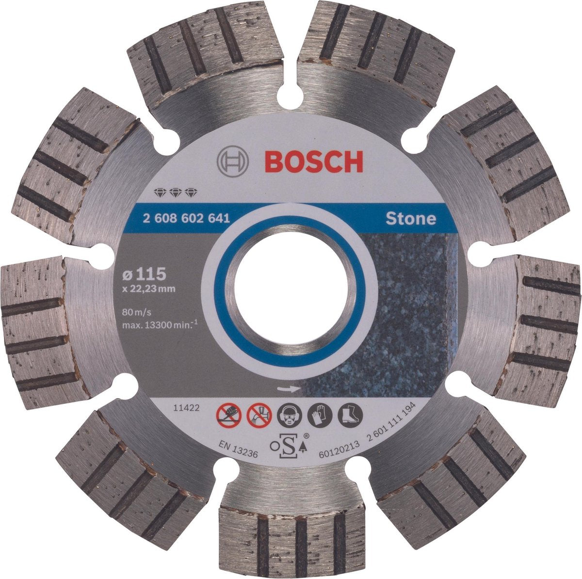 Bosch diamantskive bedste sten 115 22,23