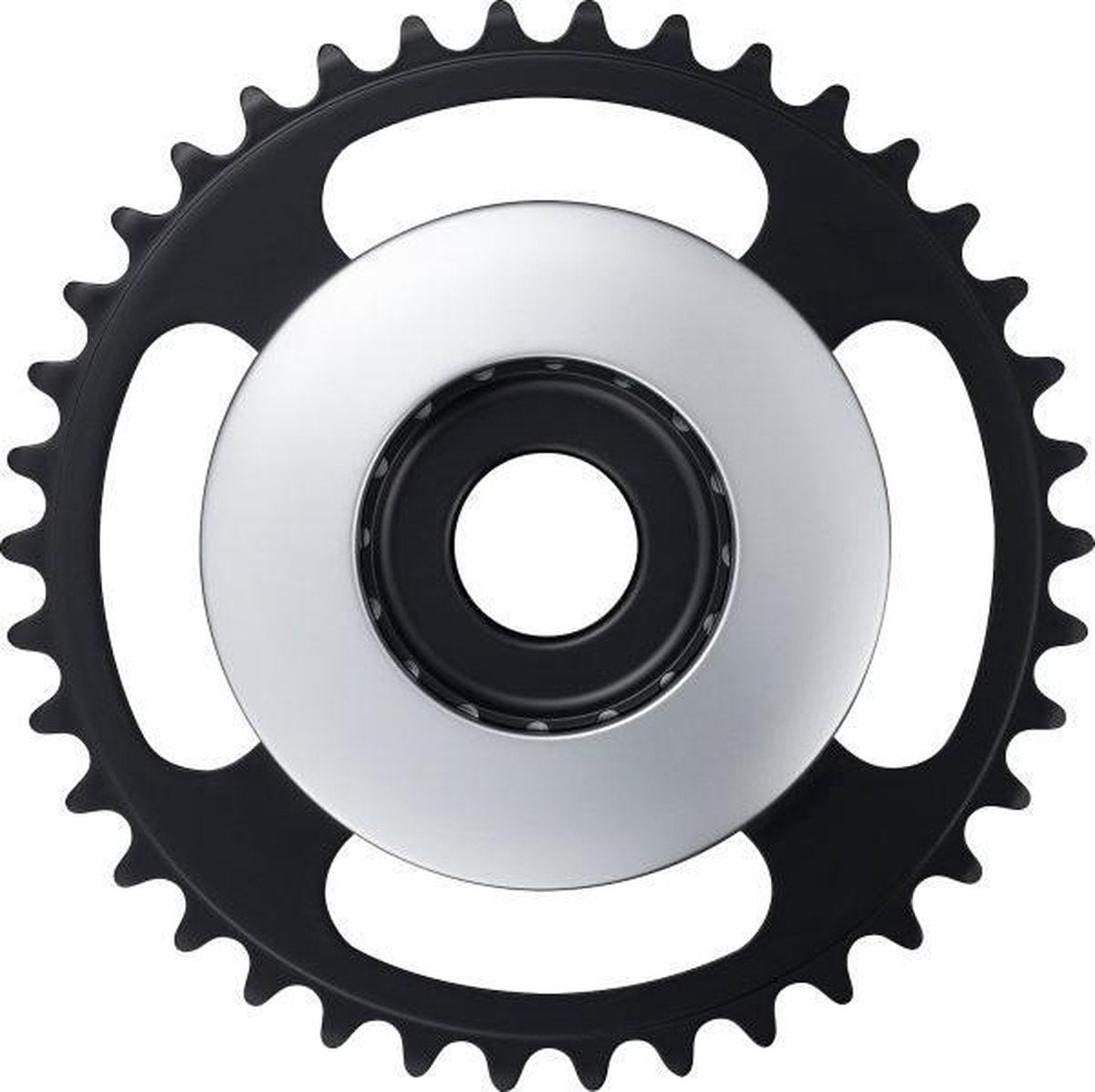 Shimano steps sm-cre61 el-cykel kædering 38t – 9 10 11 gear – 104 mm – sølv