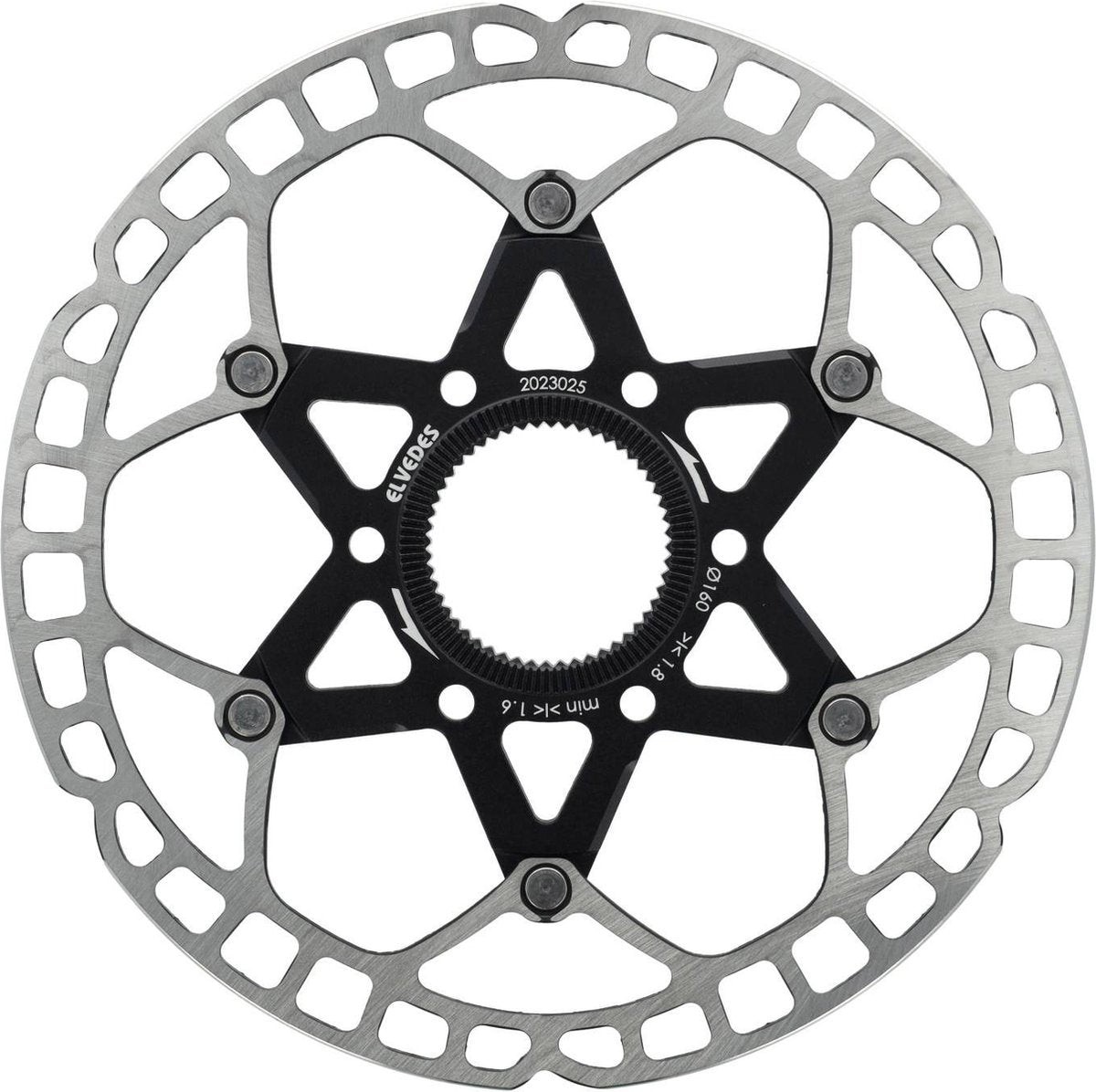 Elvedes bremseskive centerlock �160mm t=1,8mm letvægt