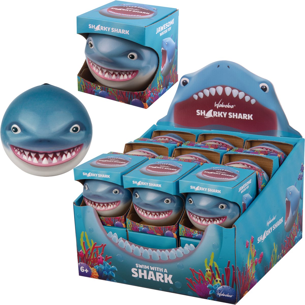 Waboba ball sharky karton boks display