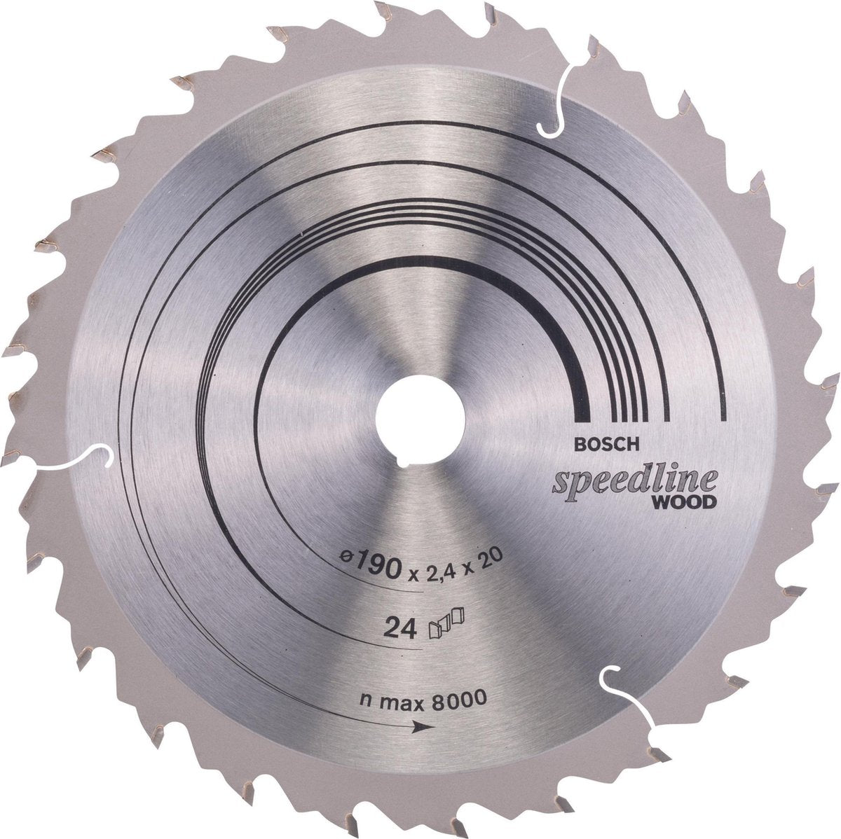 Bosch cirkzb speed 190x20 16x2.4 24t fz wz