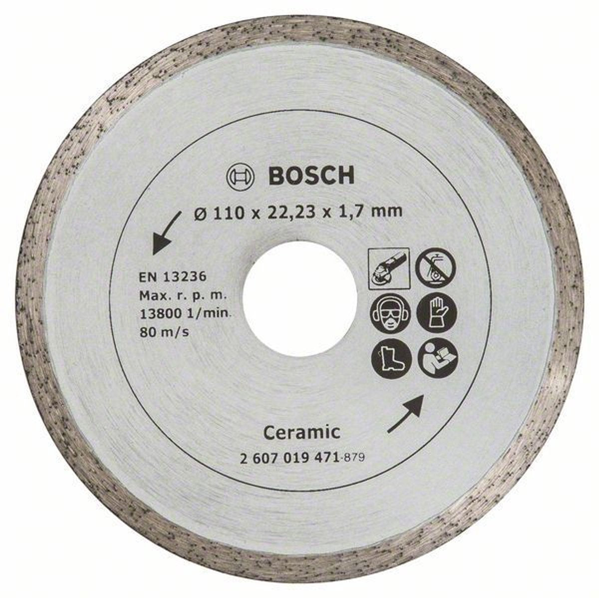 Bosch diamantskive 110mm - fliser