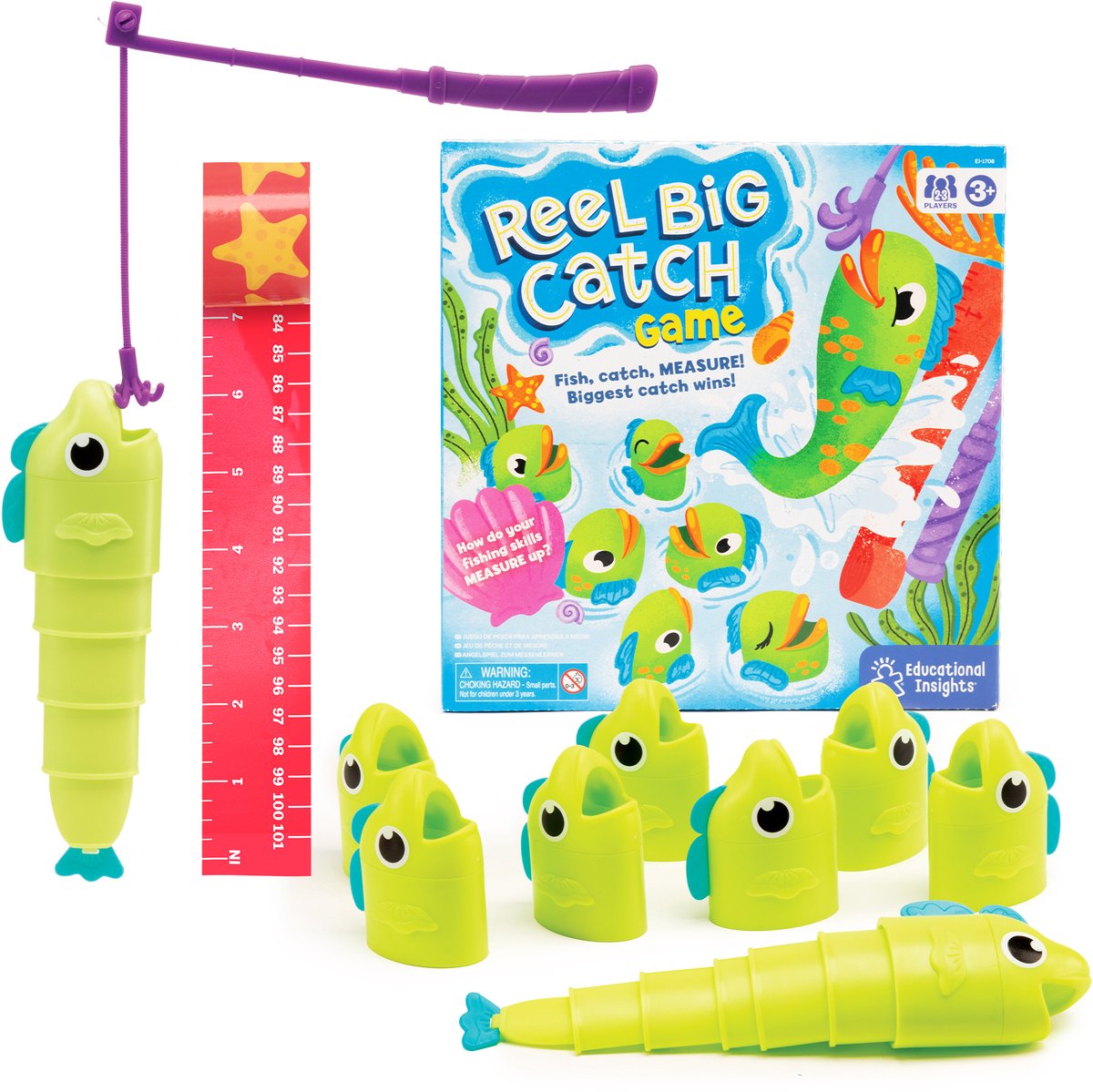 Læringsressourcer reel big catch-spil - 3+