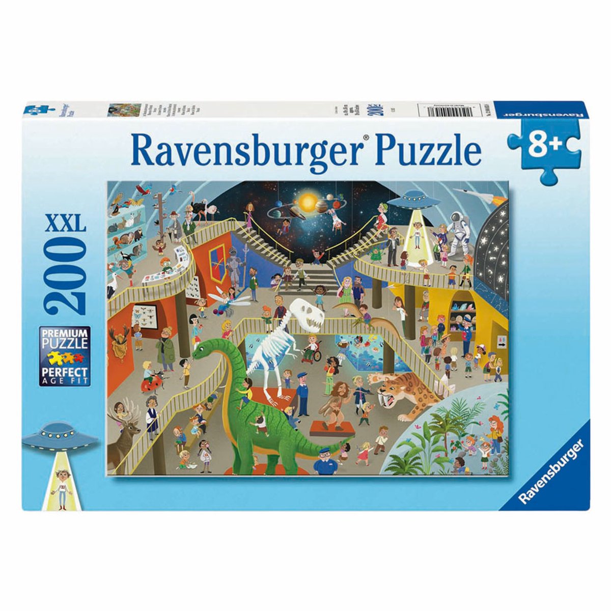 Ravensburger puslespil museum for naturvidenskab - puslespil - 200 xl brikker