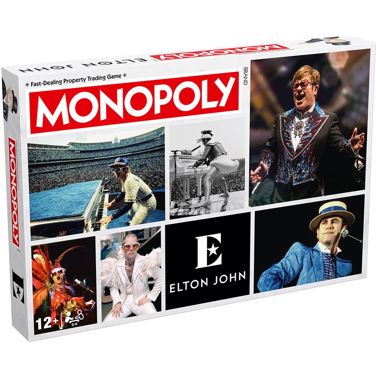 Asmodee vindende træk monopol - brætspil - elton john - engelsk
