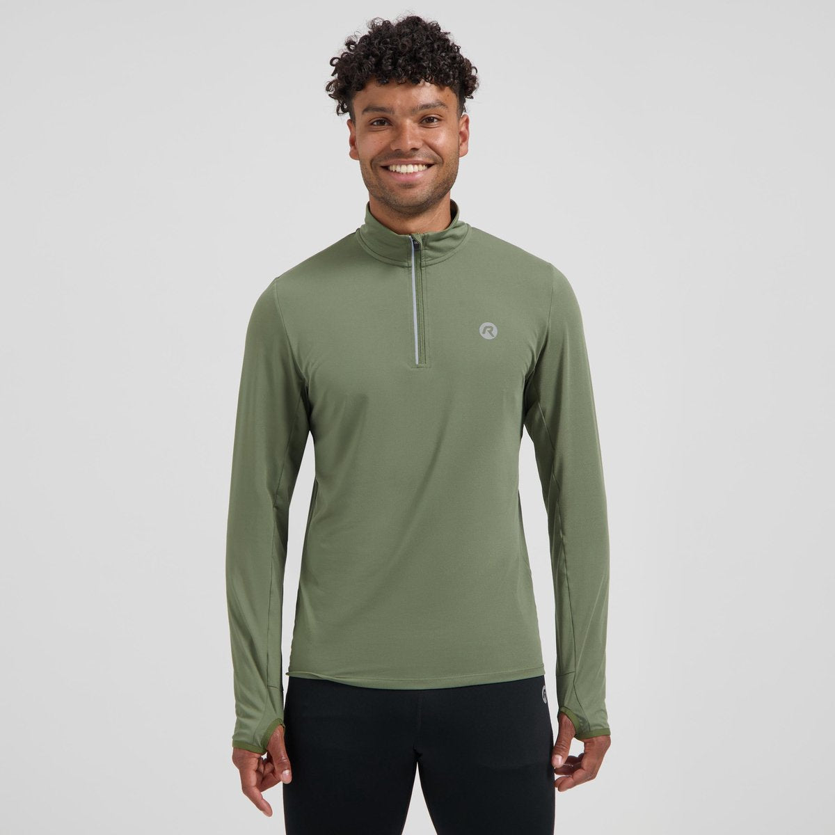 Rogelli core hardloopshirt heren - lange mouwen - groen - xl