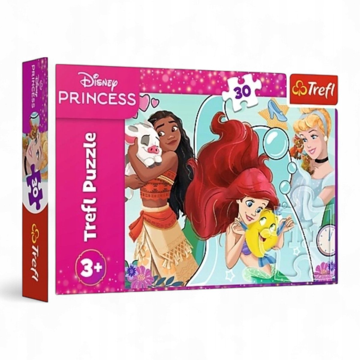 Trefl puslespil 30 brikker - Disney prinsesser, smuk modig