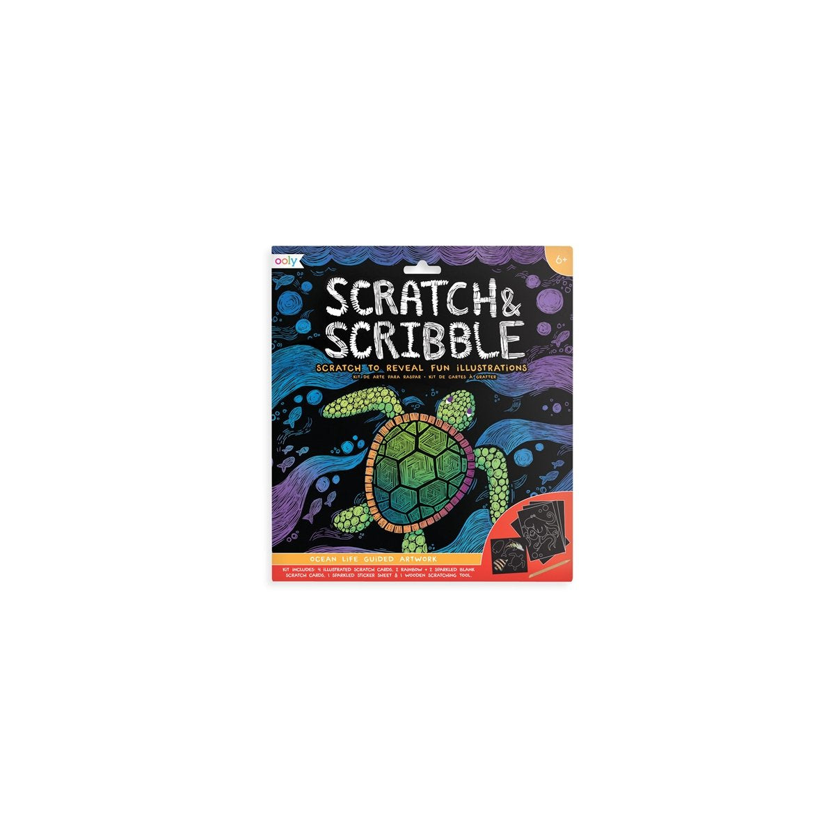 Ooly - scratch scribble - havets liv